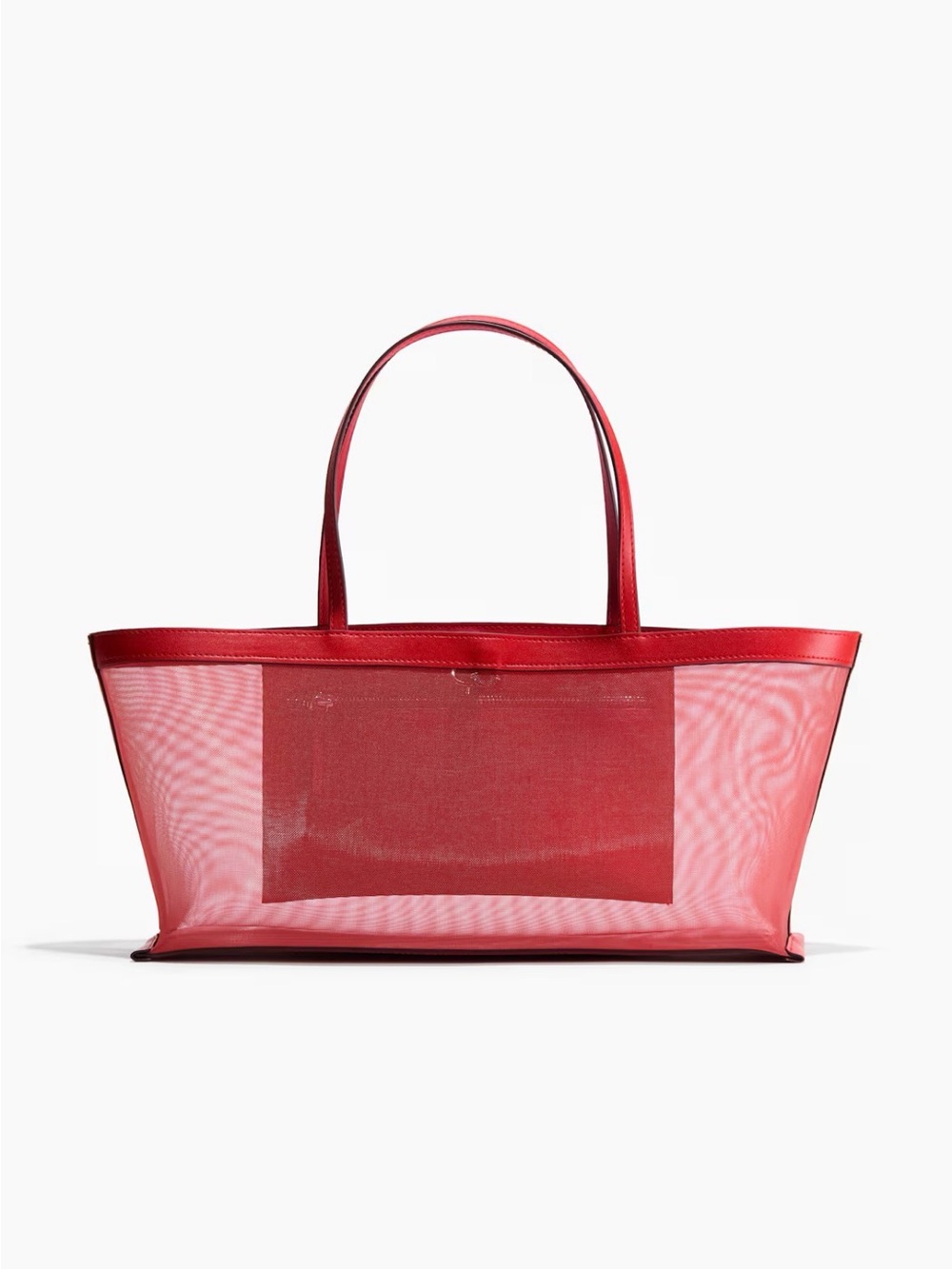 H&M Red Mesh Shopper Bag